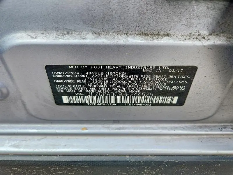 2017 SUBARU CROSSTREK PREMIUM  