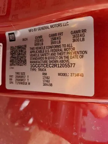 2024 CHEVROLET COLORADO LT  
