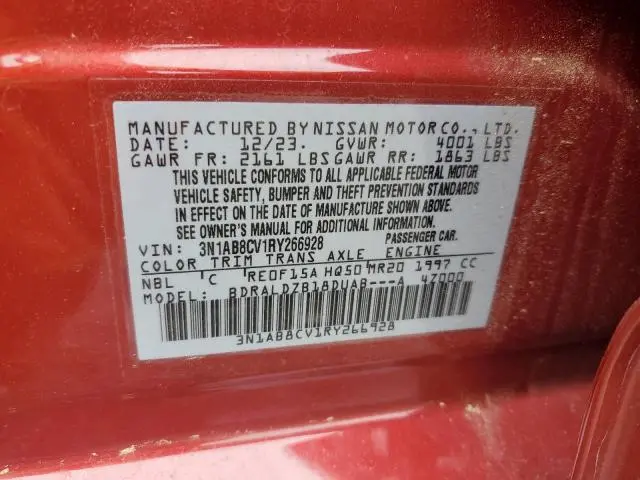 2024 NISSAN SENTRA SV  