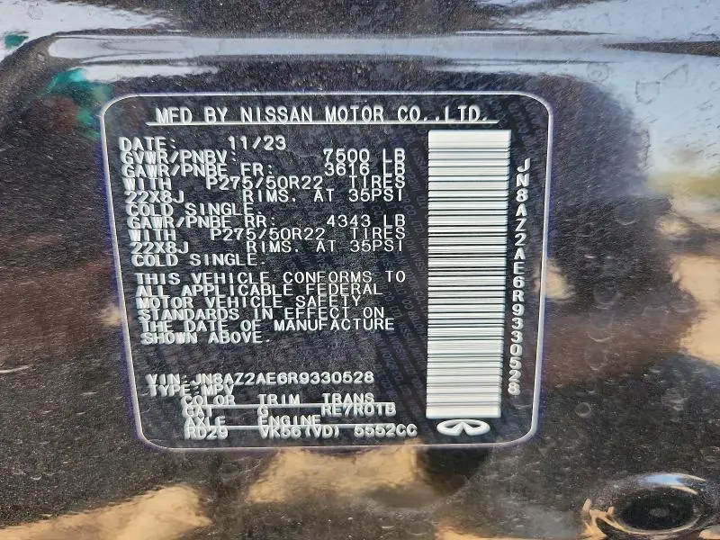 2024 INFINITI QX80 PREMIUM SELECT  