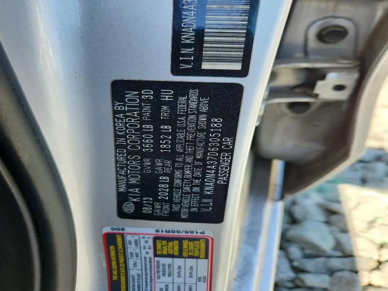 2013 KIA RIO EX  