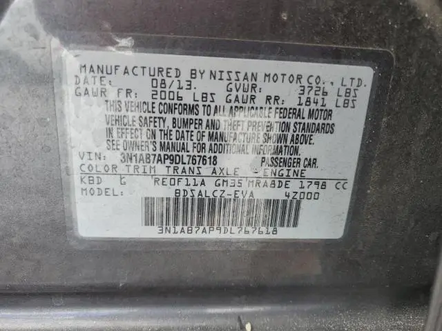 2013 NISSAN SENTRA S  