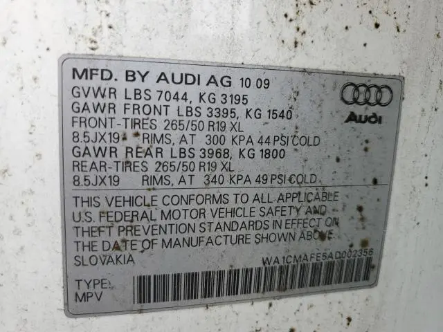 2010 AUDI Q7 PREMIUM  