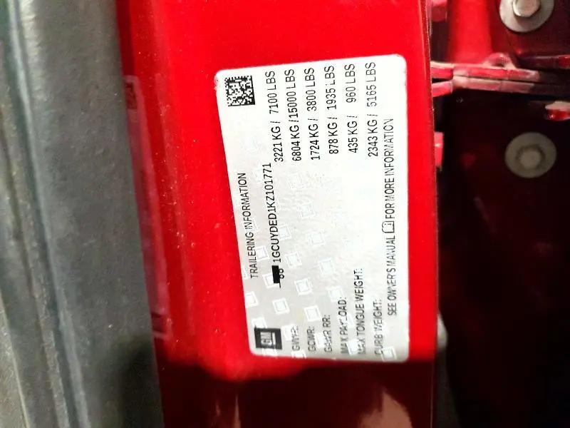 2019 CHEVROLET SILVERADO K1500 LT  