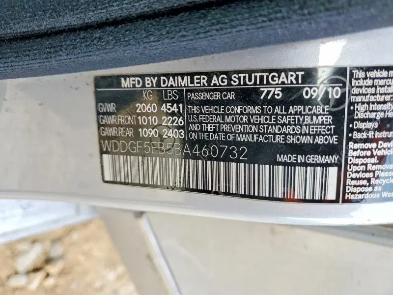 2011 MERCEDES-BENZ C 300  