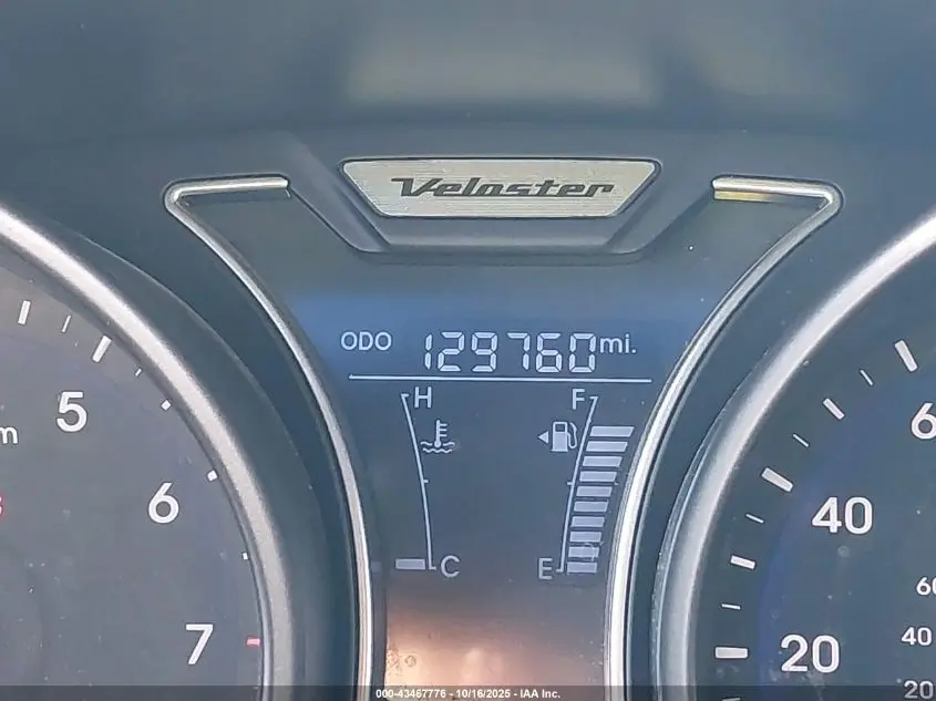 2013 HYUNDAI VELOSTER TURBO W/BLACK