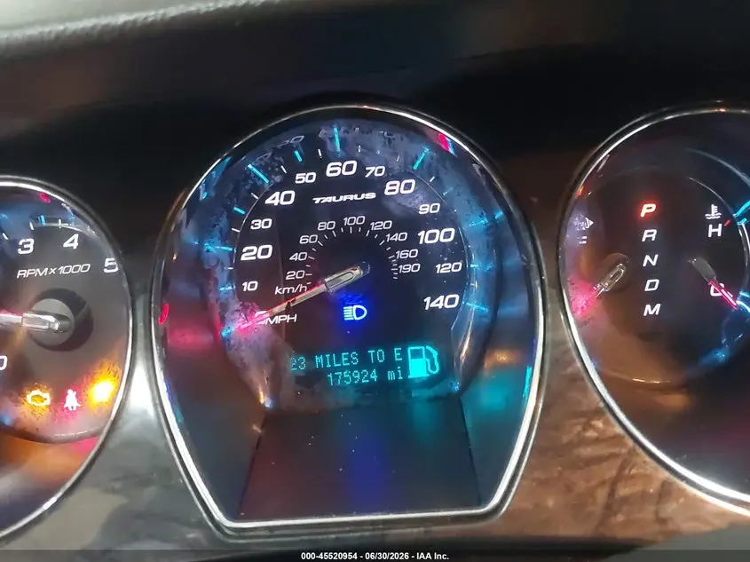 2012 FORD TAURUS LIMITED