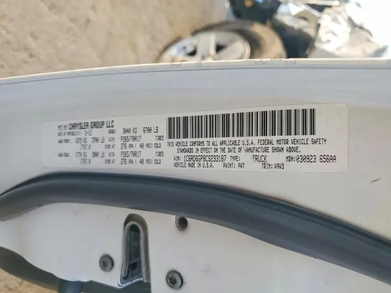 2012 DODGE RAM 1500 SLT  