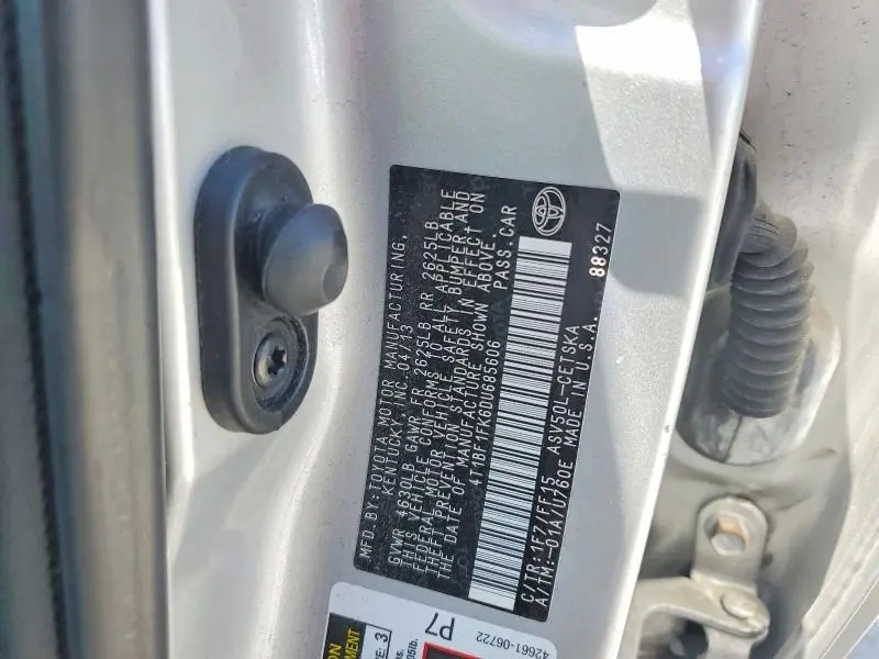 2013 TOYOTA CAMRY SE  
