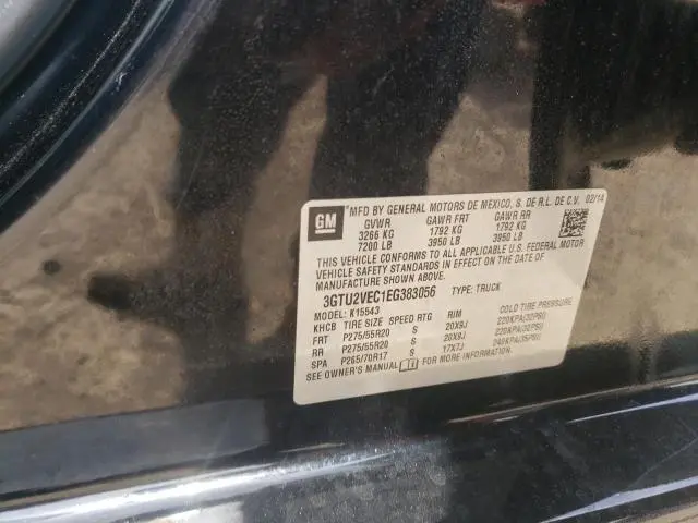 2014 GMC SIERRA K1500 SLT  