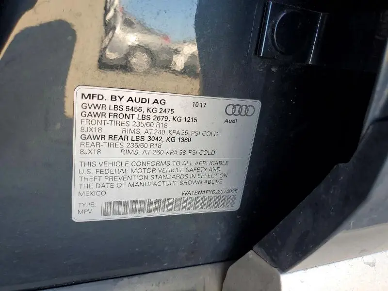 2018 AUDI Q5 PREMIUM PLUS  