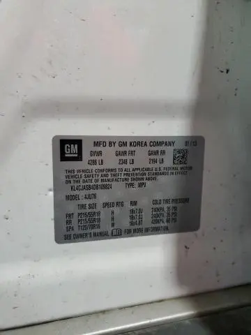 2013 BUICK ENCORE   