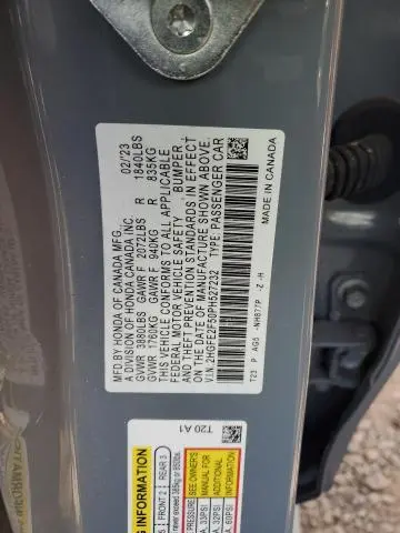 2023 HONDA CIVIC SPORT