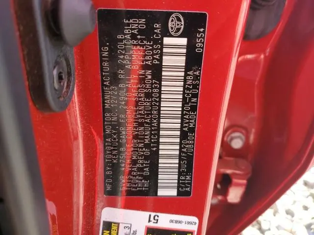 2024 TOYOTA CAMRY LE  