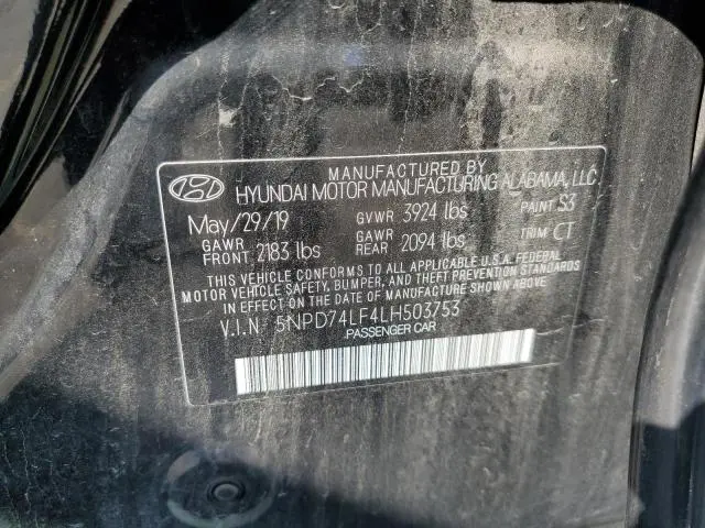 2020 HYUNDAI ELANTRA SE  