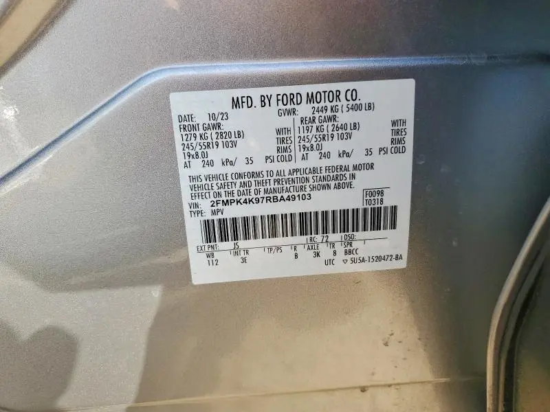 2024 FORD EDGE TITANIUM  