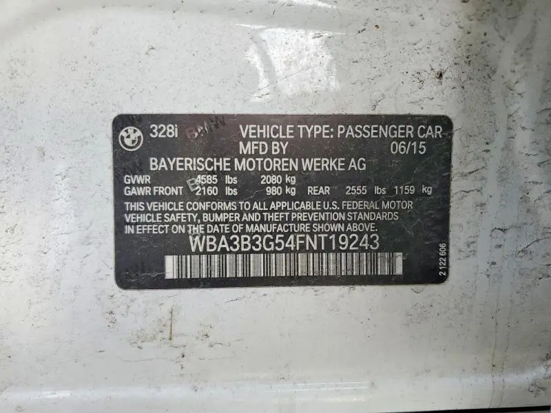 2015 BMW 328 XI  