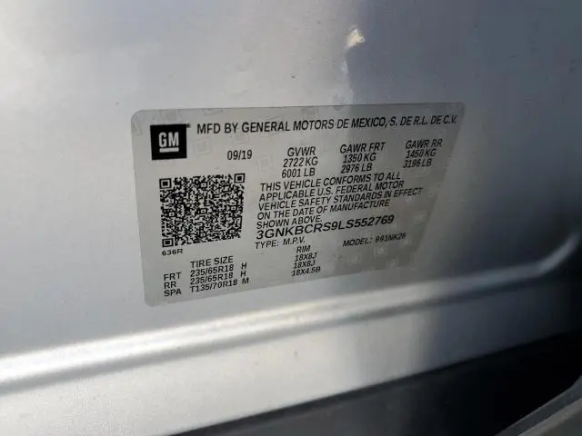 2020 CHEVROLET BLAZER 2LT  