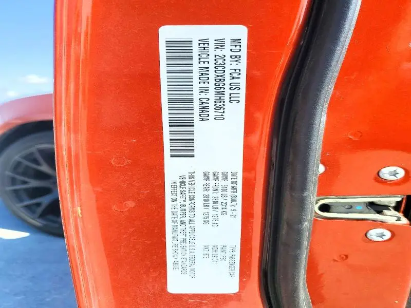 2021 DODGE CHARGER SXT  