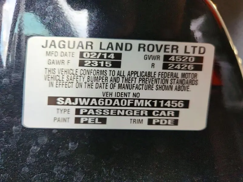 2015 JAGUAR F-TYPE   