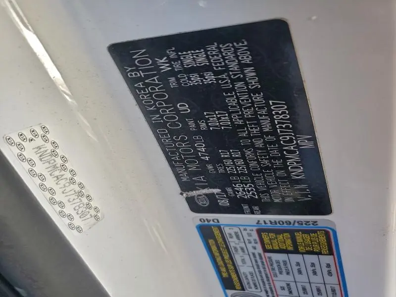 2018 KIA SPORTAGE LX  