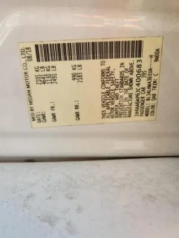 2018 NISSAN MAXIMA 3.5S  