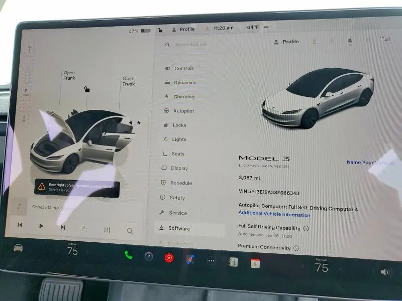 2025 TESLA MODEL 3   