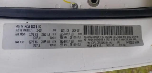 2019 JEEP CHEROKEE LATITUDE  