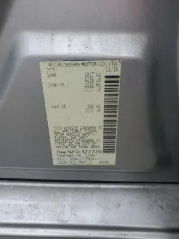 2016 NISSAN ALTIMA 2.5  