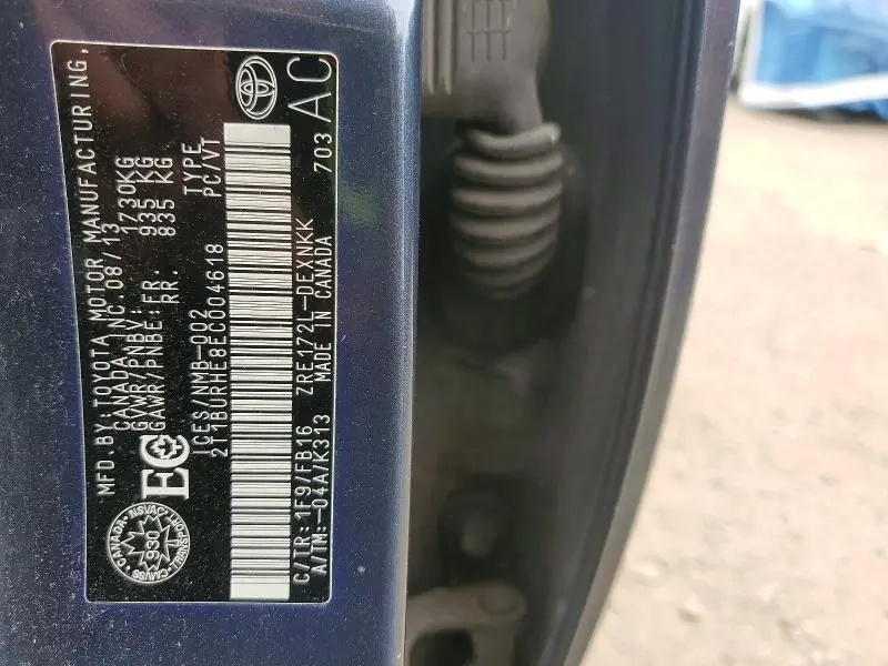 2014 TOYOTA COROLLA L  