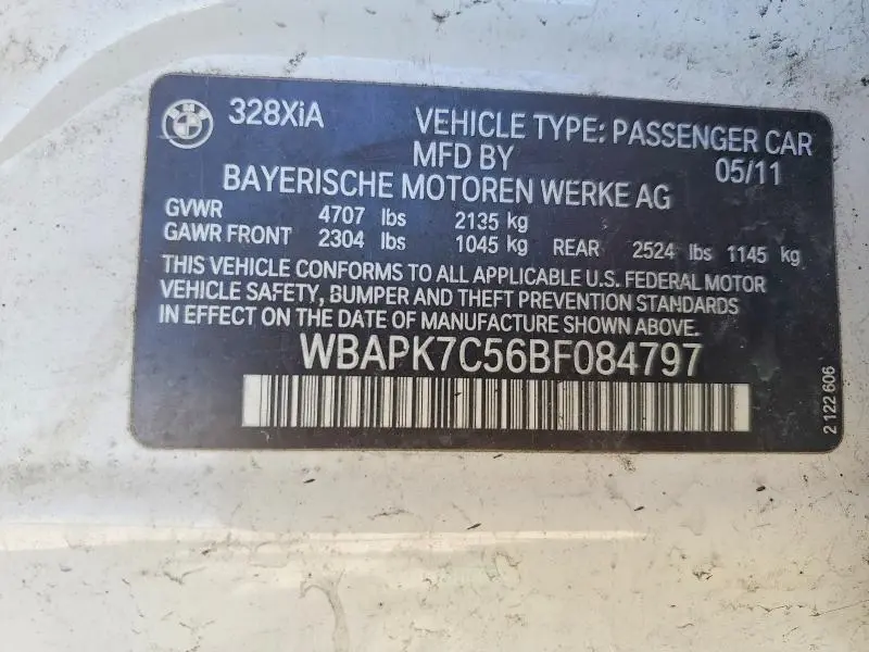 2011 BMW 328 XI  