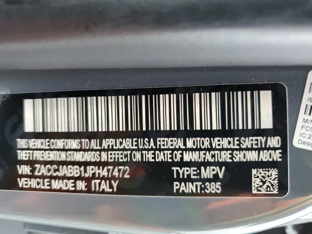 2018 JEEP RENEGADE LATITUDE  