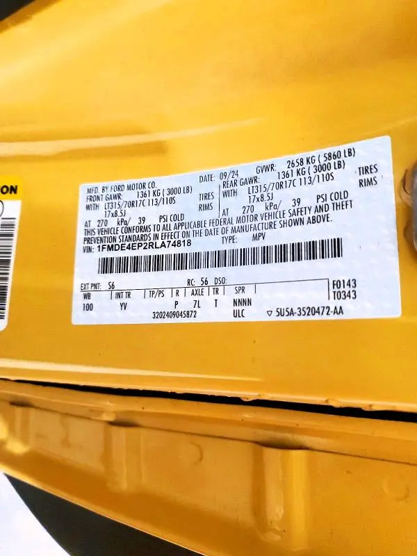 2024 FORD BRONCO HERITAGE LIMITED  