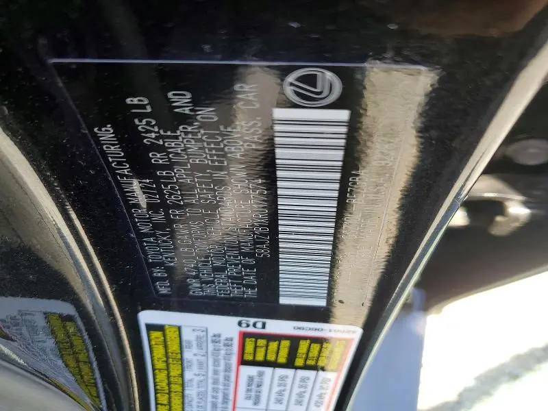 2024 LEXUS ES 350 F SPORT HANDLING  