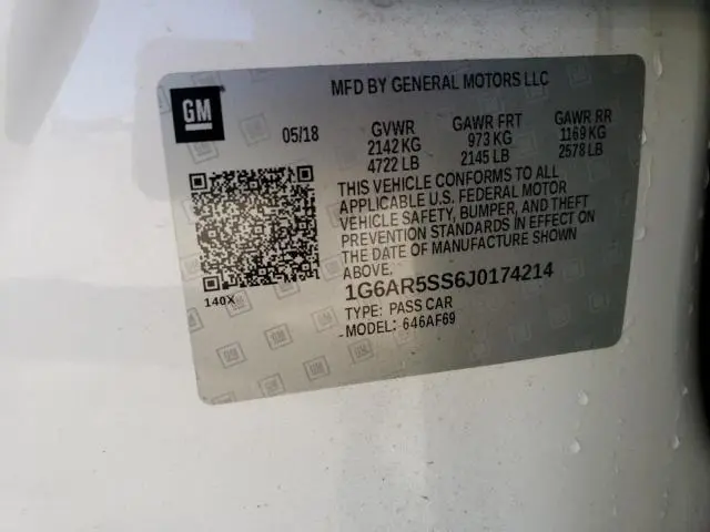 2018 CADILLAC CTS LUXURY  