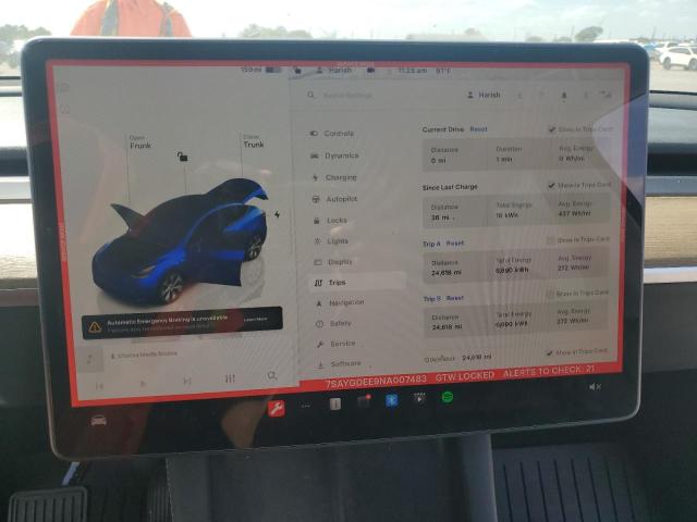 2022 TESLA MODEL Y 