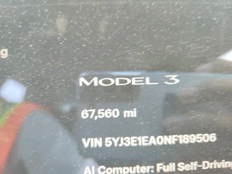 2022 TESLA MODEL 3   