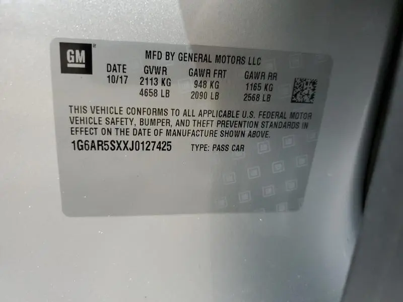 2018 CADILLAC CTS LUXURY  