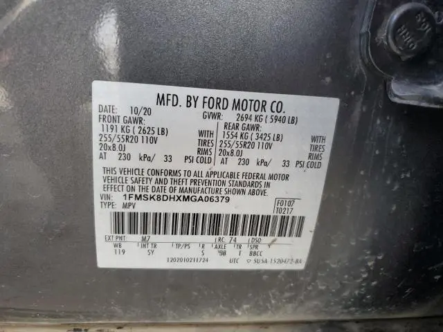 2021 FORD EXPLORER XLT  