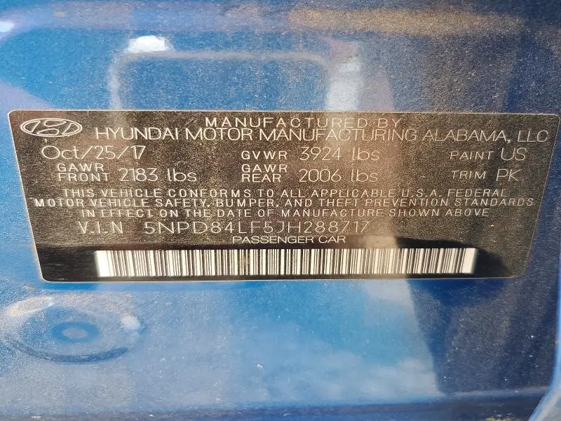 2018 HYUNDAI ELANTRA VALUE EDITION  