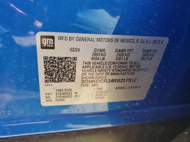 2024 CHEVROLET BLAZER RS  