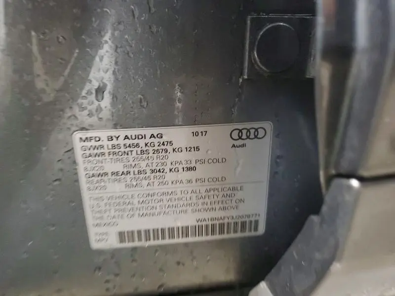 2018 AUDI Q5 PREMIUM PLUS  