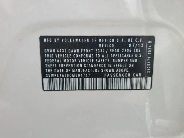 2013 VOLKSWAGEN JETTA TDI  