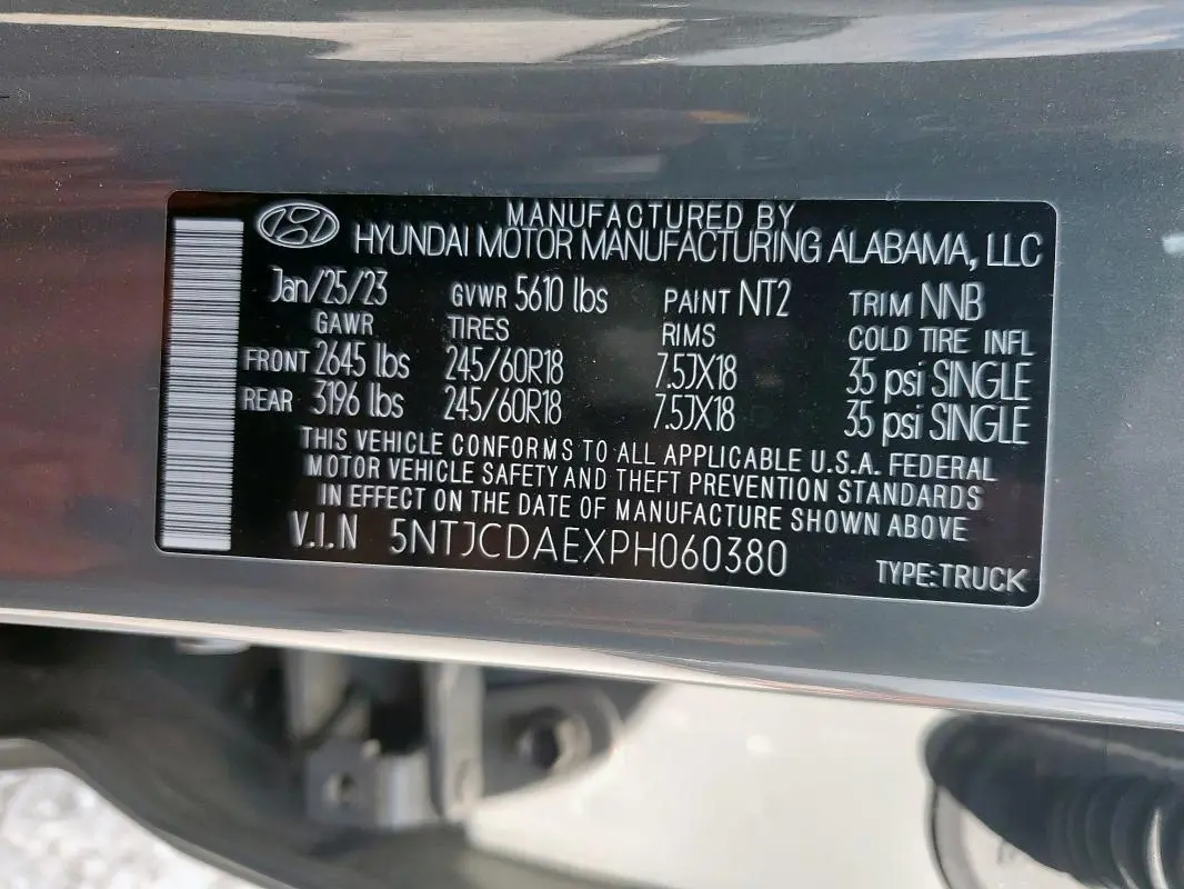 2023 HYUNDAI SANTA CRUZ SEL  