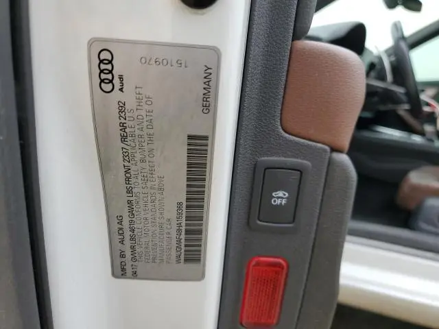 2017 AUDI A4 ULTRA PREMIUM  