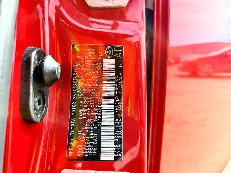 2010 TOYOTA COROLLA LE  