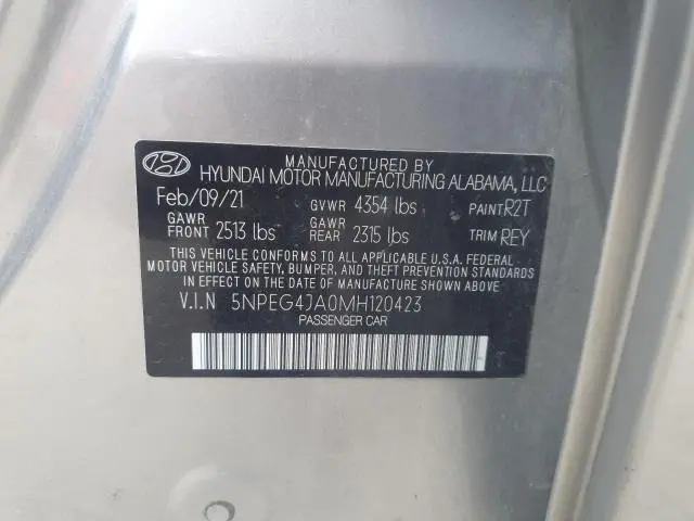 2021 HYUNDAI SONATA SE  