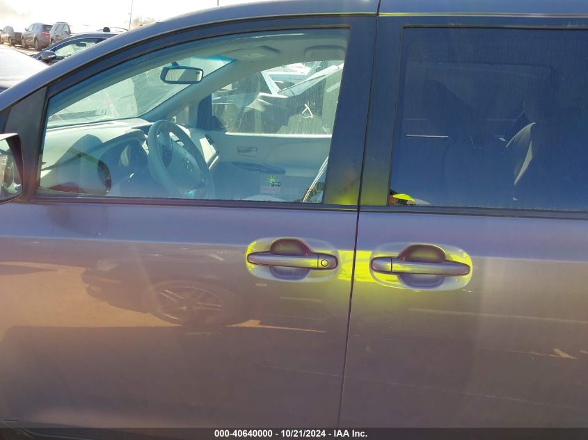 2014 TOYOTA SIENNA LE V6 8 PASSENGER