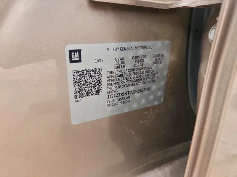 2018 CHEVROLET MALIBU LT  