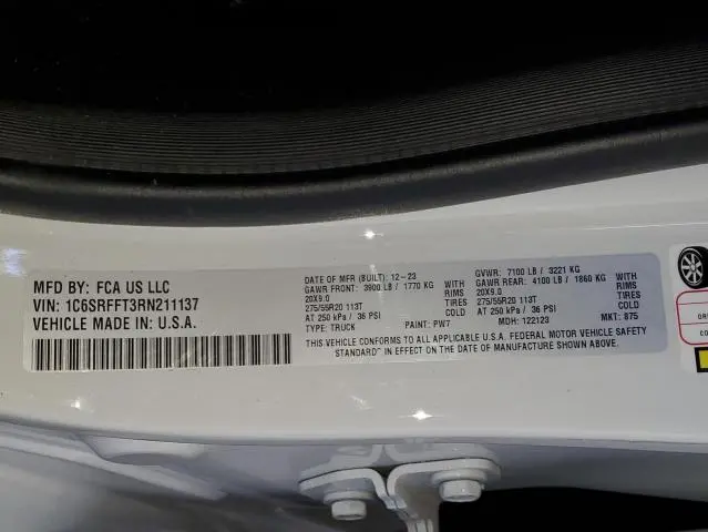 2024 RAM 1500 BIG HORN/LONE STAR  